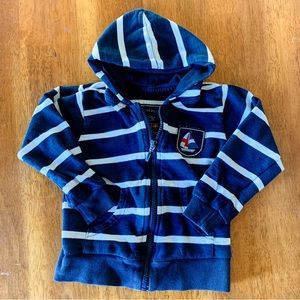 Unknown • Striped, Zip-Up Hoodie